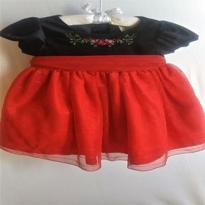 18M Black and Red Dress